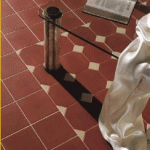 Quarry Red bathroom tiles
