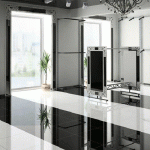 Super Black Polished Porcelain Tiles