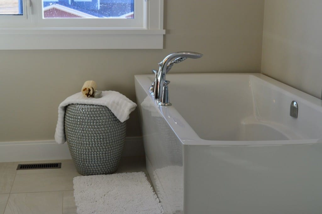 white bathroom