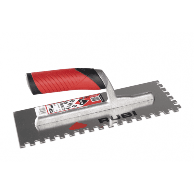 10mm x 10mm Stainless Steel Soft Grip Trowel