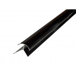 2.5mm Black External Corner Shower Panel Trim 3m