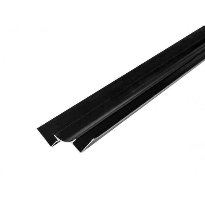 2.5mm Black Internal Corner Shower Panel Trim 3m