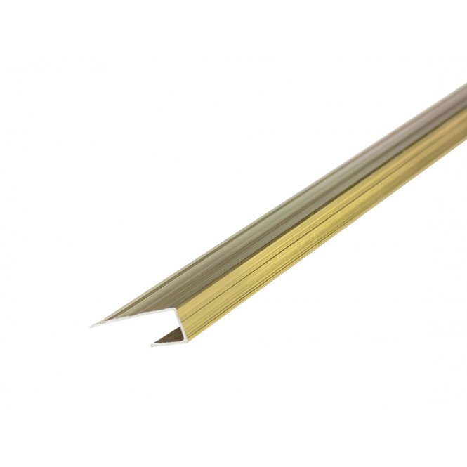 2.5mm Gold End Cap Shower Panel Trim 3m