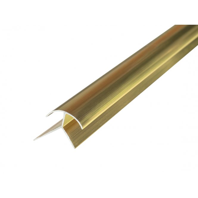 2.5mm Gold External Corner Shower Panel Trim 3m