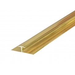 2.5mm Gold H Joint Shower Panel Trim 3m