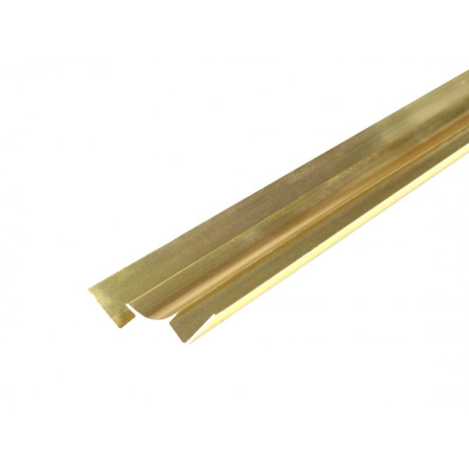 2.5mm Gold Internal Corner Shower Panel Trim 3m