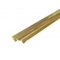 2.5mm Gold Internal Corner Shower Panel Trim 3m
