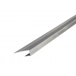 2.5mm Silver End Cap Shower Panel Trim 3m