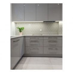 3D Matt Grey 30.5cm x 26.5cm Mosaic