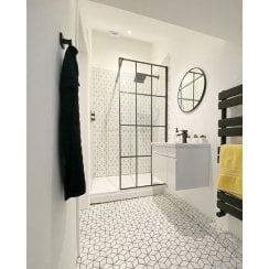 3D Matt White 30.5cm x 26.6cm Mosaic