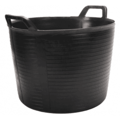 40 Litre Black Plastic Trug