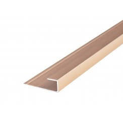 4mm Rose Gold End Cap Shower Panel Trim 3m