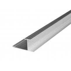 8mm Matt Silver H Joint Shower Panel Trim 3m