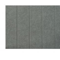 Acoustic Groove Grey Felt Panel 240cm x 60cm