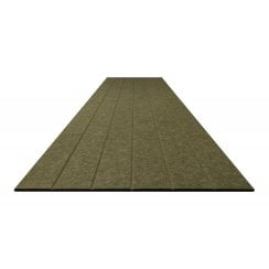 Acoustic Groove Olive Brown Felt Panel 240cm x 60cm