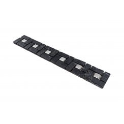 Adria Black Stone 5cm x 30cm Border Tile