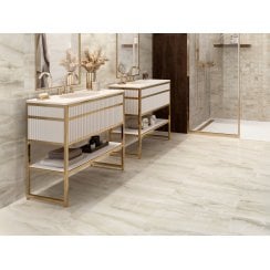 Akoya Ivory Rectified 60cm x 120cm Wall & Floor Tile