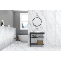 Alabaster White 60cm x 120cm Wall & Floor Tile