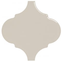 Alhambra Greige Gloss 12cm x 12cm Wall Tile