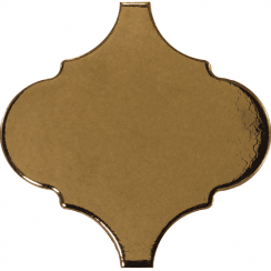 Alhambra Metallic Gold Gloss 12cm x 12cm Wall Tile