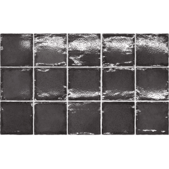 Altea Black 10cm x 10cm Wall Tile