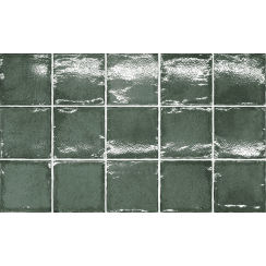 Altea Pine Green 10cm x 10cm Wall Tile