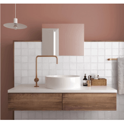 Altea White 10cm x 10cm Wall Tile
