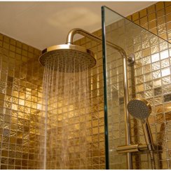 Amari Gold (2.3cm x 2.3cm) 30cm x 30cm Mosaic Tile