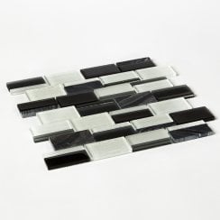 Antartic Monochrome 29.2cm x 29.8cm Mosaic Tile