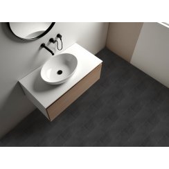 Anti-Slip Nero Plank 10cm x 60cm Wall and Floor Tile