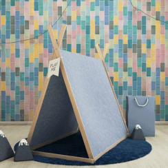 Antic Pastel Azul 7.5cm x 15cm Wall Tile