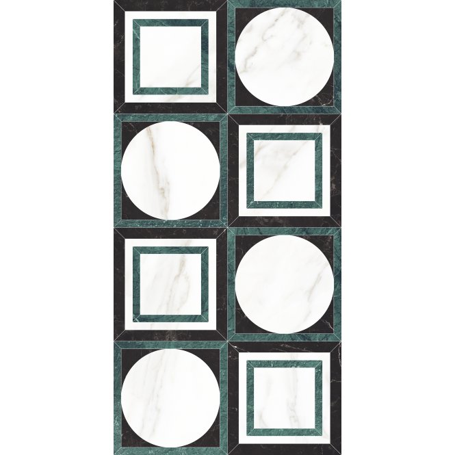 Antico Verde Decor 60cm x 120cm Wall & Floor Tile