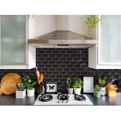 Antique Coal Grey 7.5cm x 15cm Wall Tile