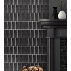 Antique Coal Grey 7.5cm x 15cm Wall Tile