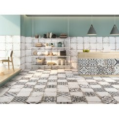 Antique Patchwork Mix 33 x 33 cm Wall & Floor Tile