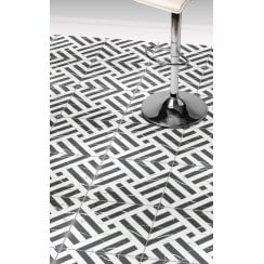 Apollo Marble Effect Charcoal 45cm x 45cm Wall and Floor Tile