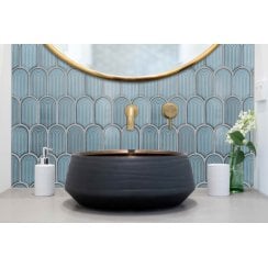 Arcs Palace Green 28.8cm x 29.7cm (4.5cm x 8.6cm) Mosaic Tile