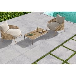 Arezzo Dark Grey 60cm x 90cm 2cm Slab Outdoor Tile