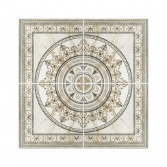 Arianna Gold Set 60cm x 60cm Floor Tile (4 tile set)