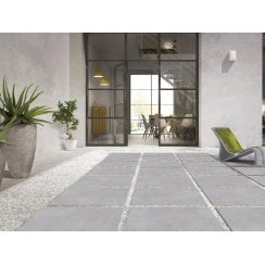 Ark Silver 60cm x 120cm x 2cm Outdoor Floor Tile 23 SQM (32 pieces) Project Pack