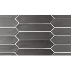 Arrow Lanse Black 5cm x 25cm Wall Tile