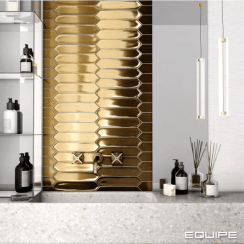 Arrow Lanse Gold 5cm x 25cm Wall Tile