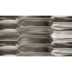 Arrow Lanse Silver 5cm x 25cm Wall Tile