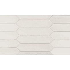 Arrow Lanse White 5cm x 25cm Wall Tile