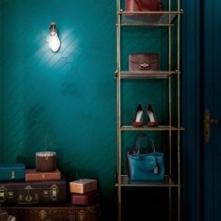Arrow Teal 5cm x 25cm Wall Tile