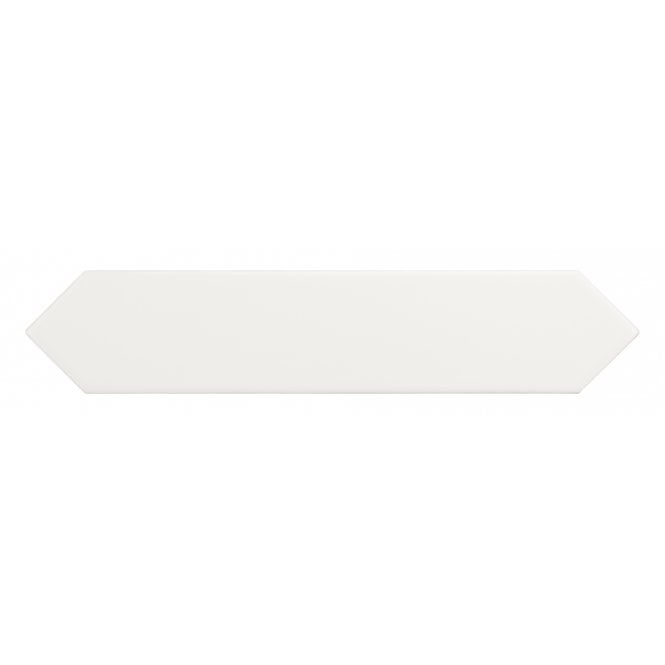 Arrow White 5cm x 25cm Wall Tile