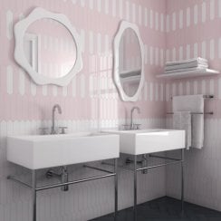 Arrow White 5cm x 25cm Wall Tile
