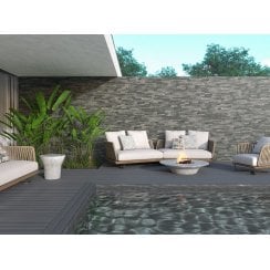 Art Stone Anthracite 15cm x 60cm Wall Tile