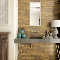 Artesano Gold 6.5cm x 20cm Wall Tile
