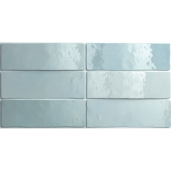 Artisan Aqua 6.5cm x 20cm Wall Tile